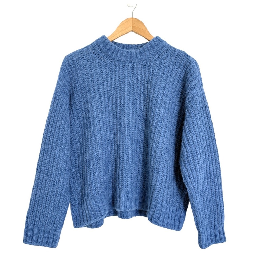 Sézane Jose Blue Jumper Sweater Sz M - Picture 5 of 12